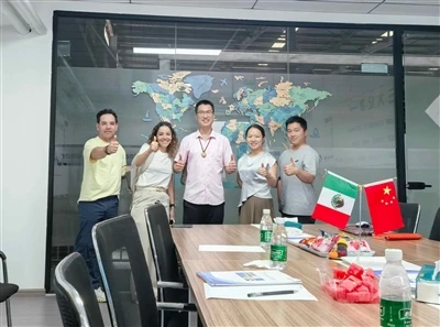 Mexicaanse delegatie bezoekt MRJ-fabriek voor training van lasermarkeermachines