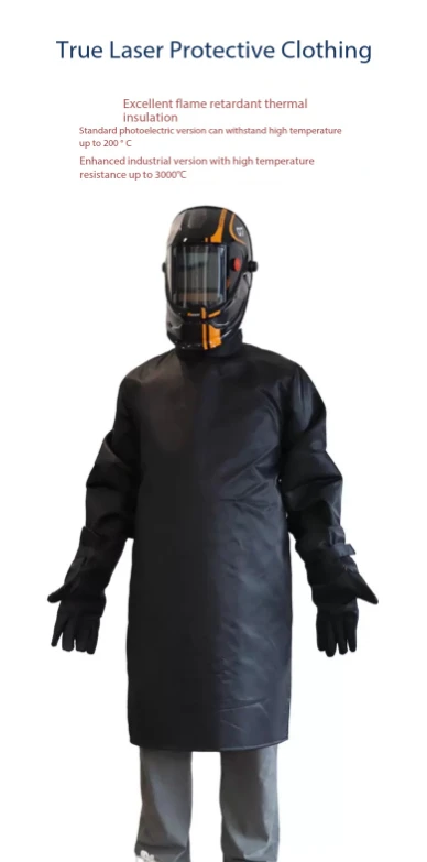 Laserbeschermende kleding voor klasse 4 laserveiligheidsnormen