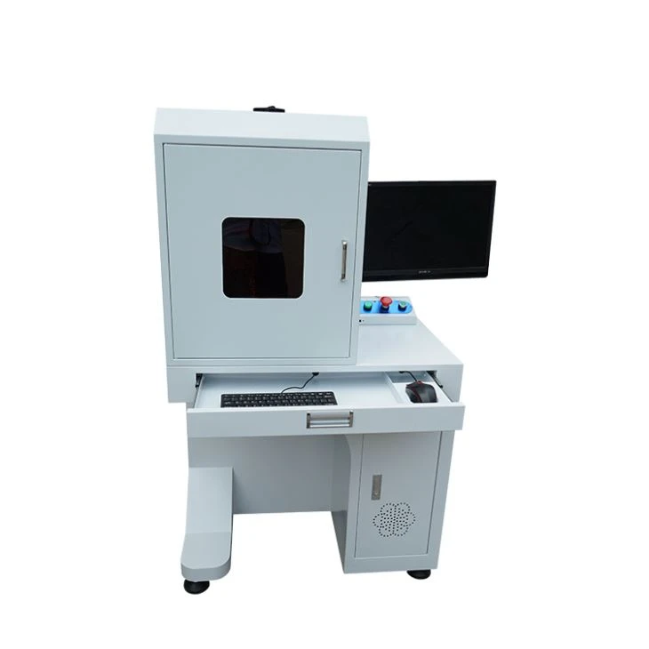Cheap Full Enclosed Cabinet Fiber Laser Marking Machine 30W