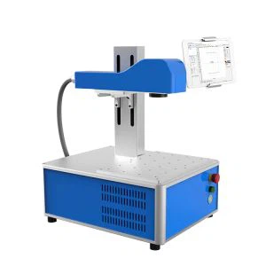 20W 30W handheld fiberlaserprinter voor metalen markering