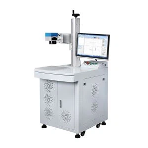 Bureautype Fiber Lasermarkeermachine voor metaal 30W