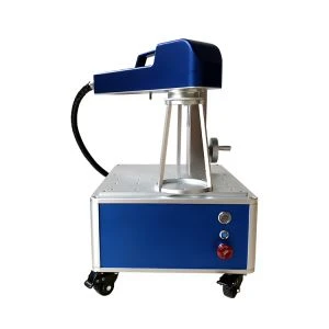 MRJ-FL-SC20A 20W MINI Handheld Fiber Lasergraveur Kleur Voor Metaal