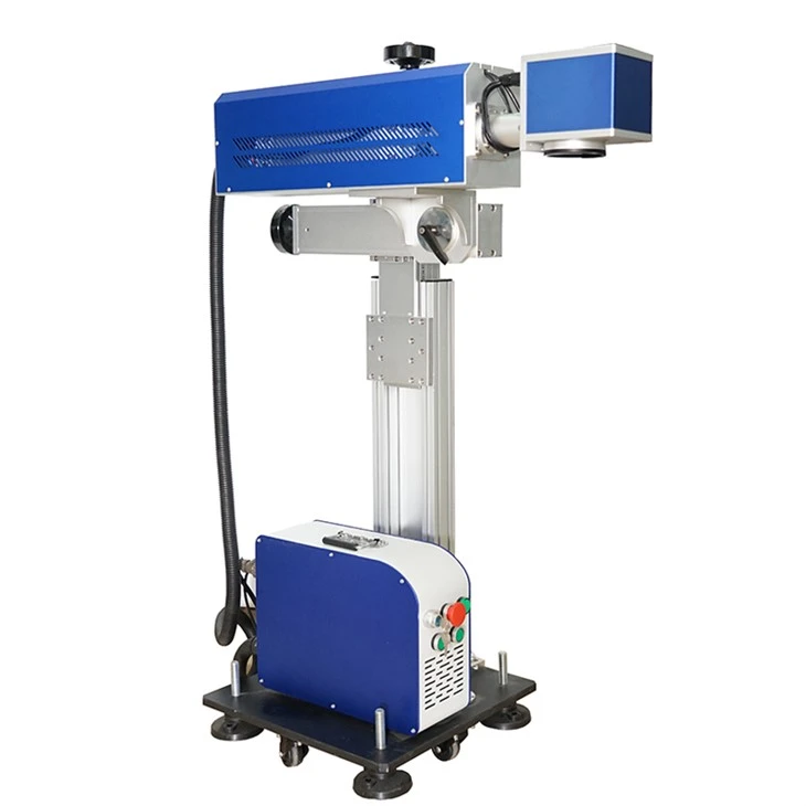 CO2 vliegende lasermarkeermachine voor houtgravure
