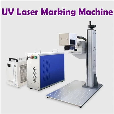 5W lasermarkeermachine voor glazen en plastic flessen